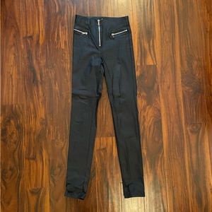 Tiger Mist Faux Leather Skinny Pants